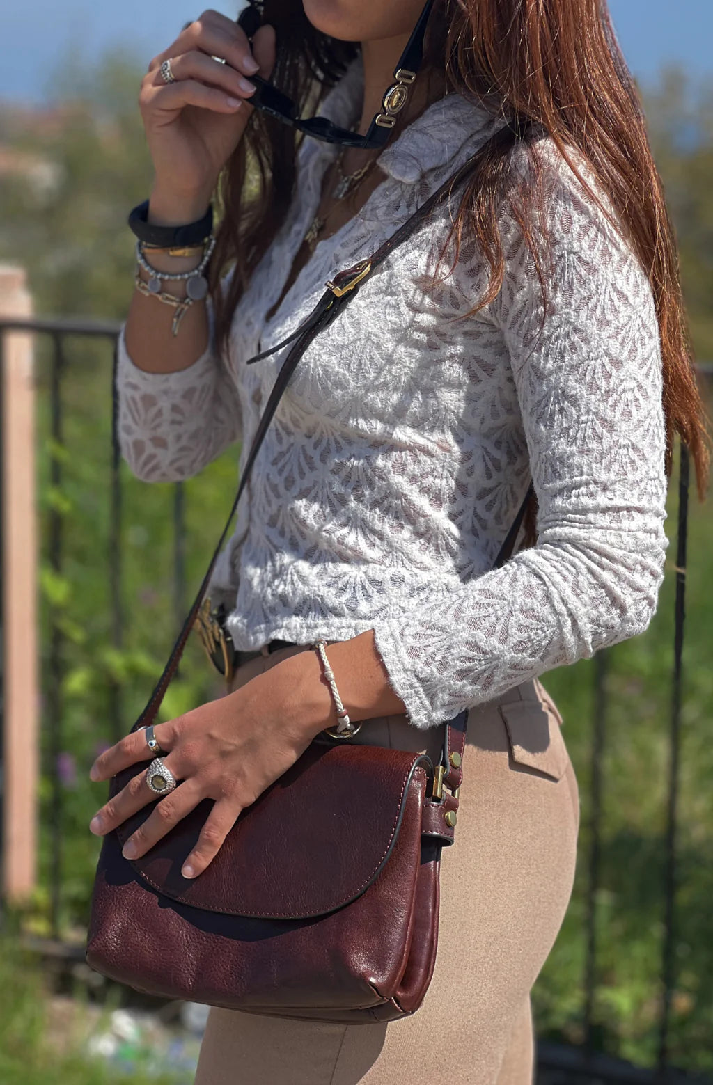 Inspirace pro Vás - Dámská kožená cross body taška - Sophie's Choice