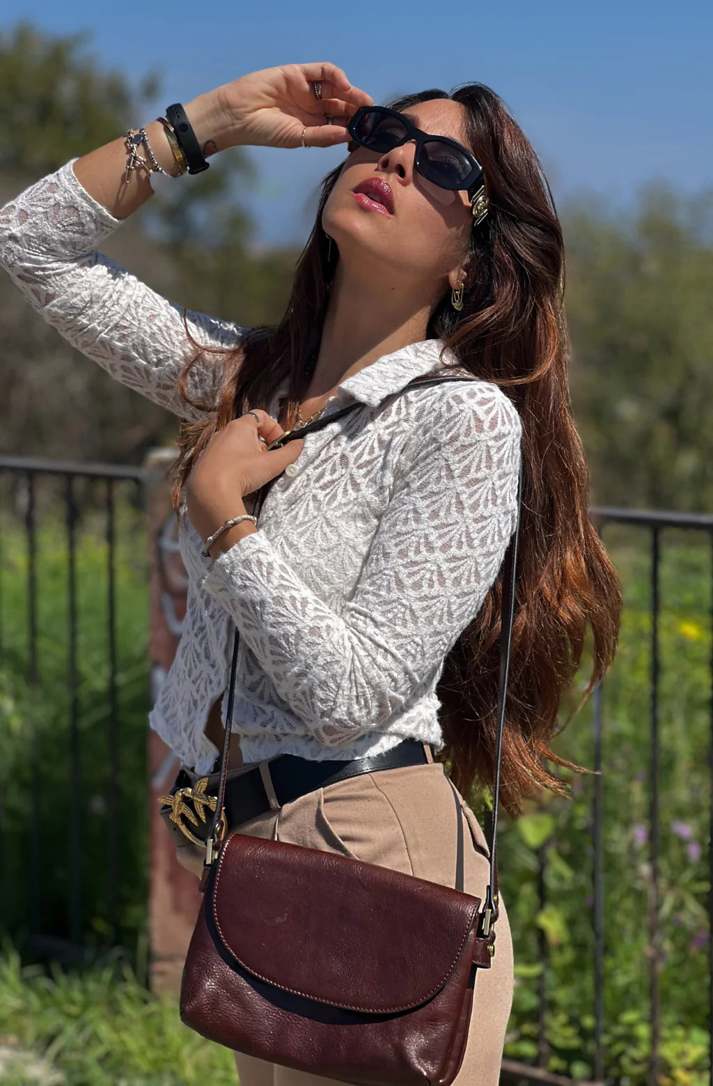 Inspirace pro Vás - Dámská kožená cross body taška - Sophie's Choice