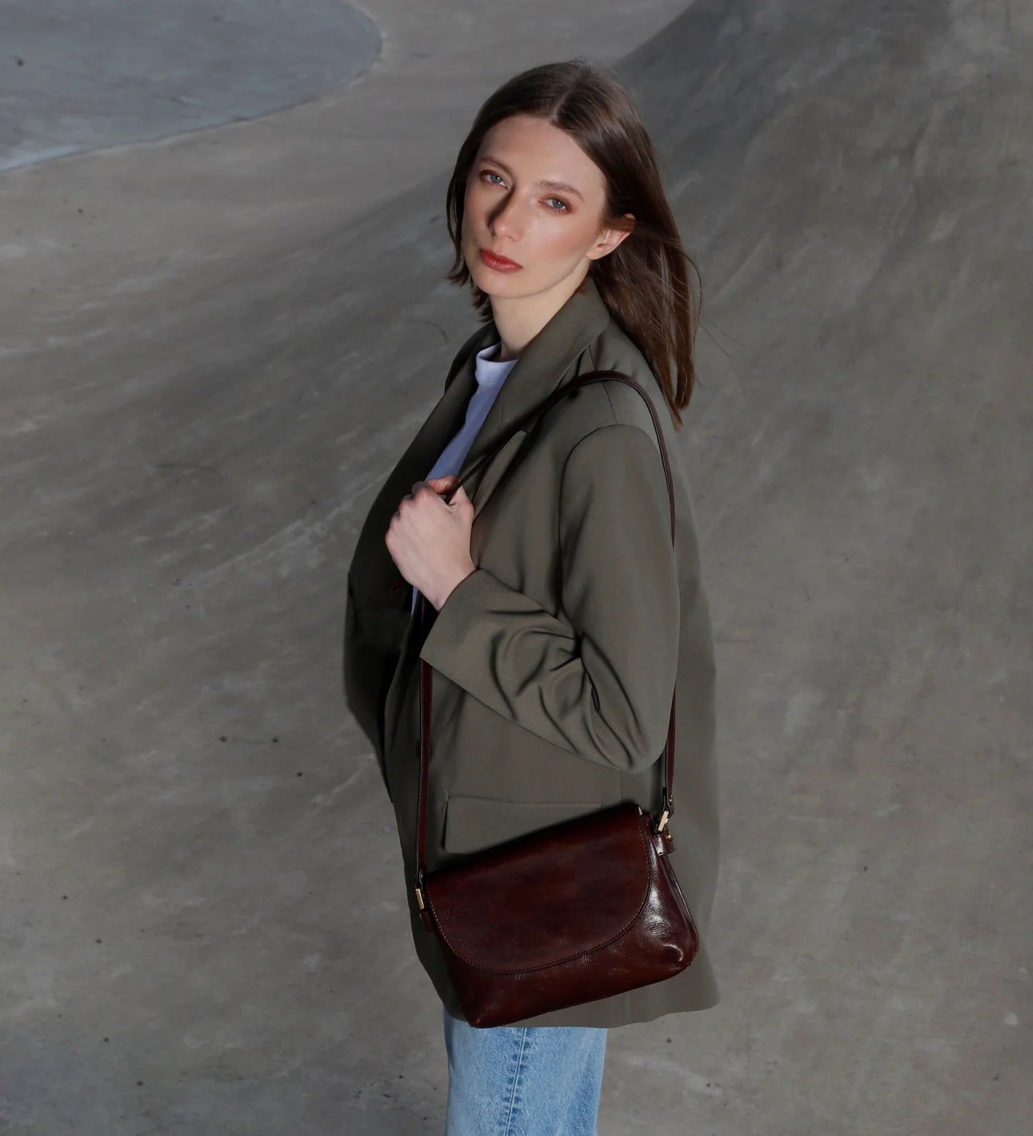 Inspirace pro Vás - Dámská kožená cross body taška - Sophie's Choice