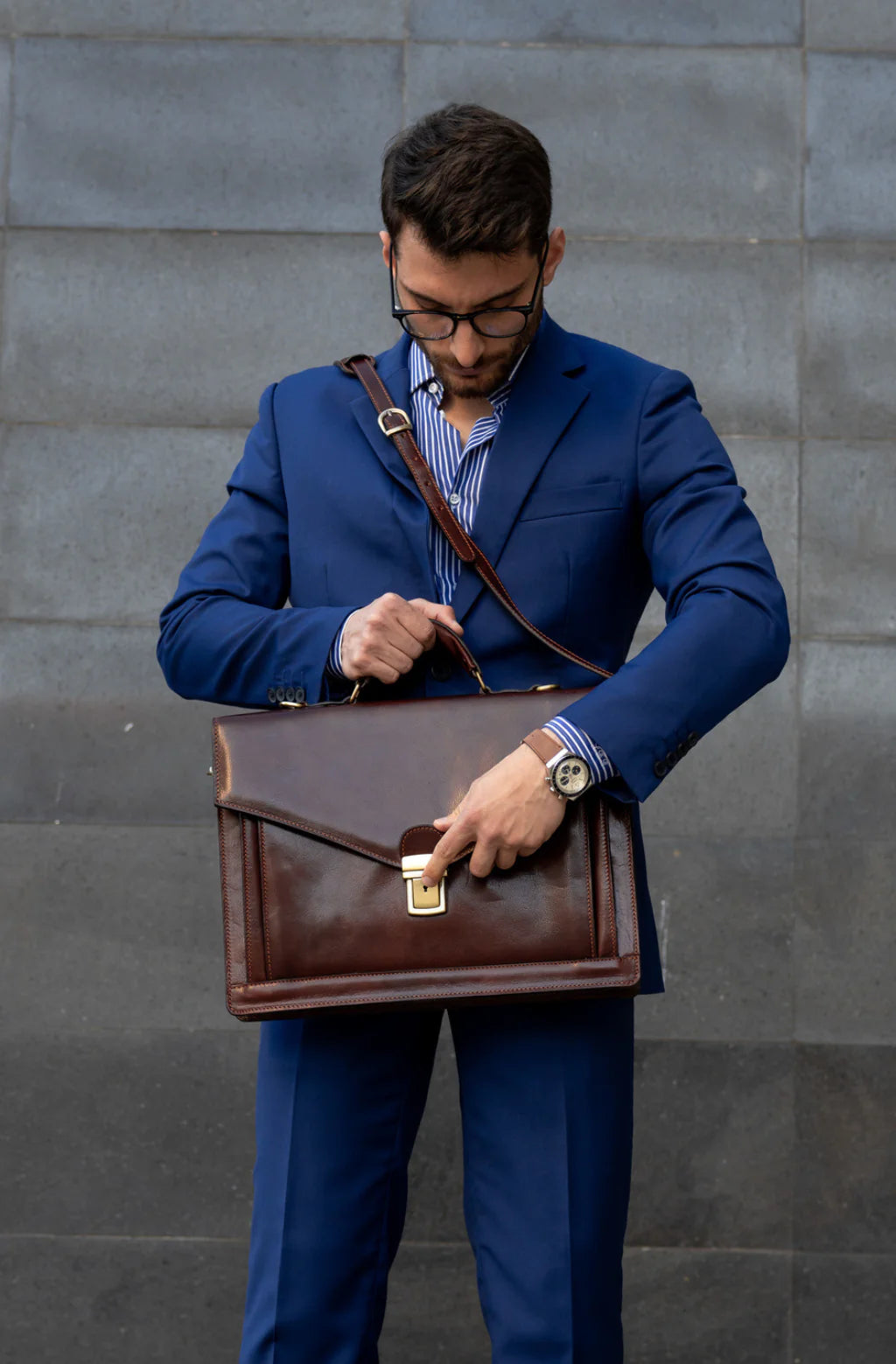 Inspirace pro Vás - Kožená business aktovka - The Magus
