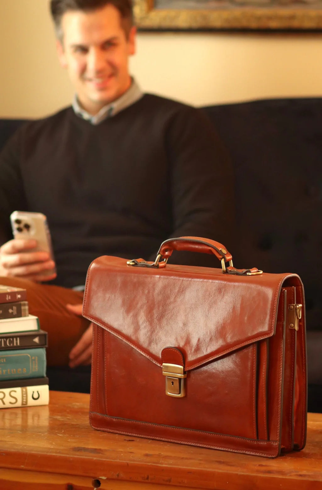 Inspirace pro Vás - Kožená business aktovka - The Magus