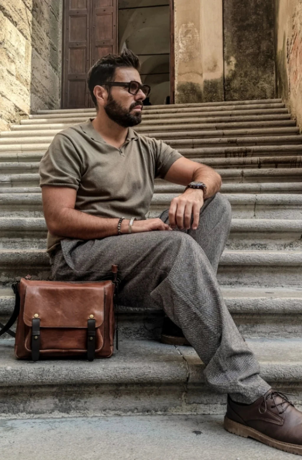 Inspirace pro Vás - Kožená crossbody brašna - Persuasion