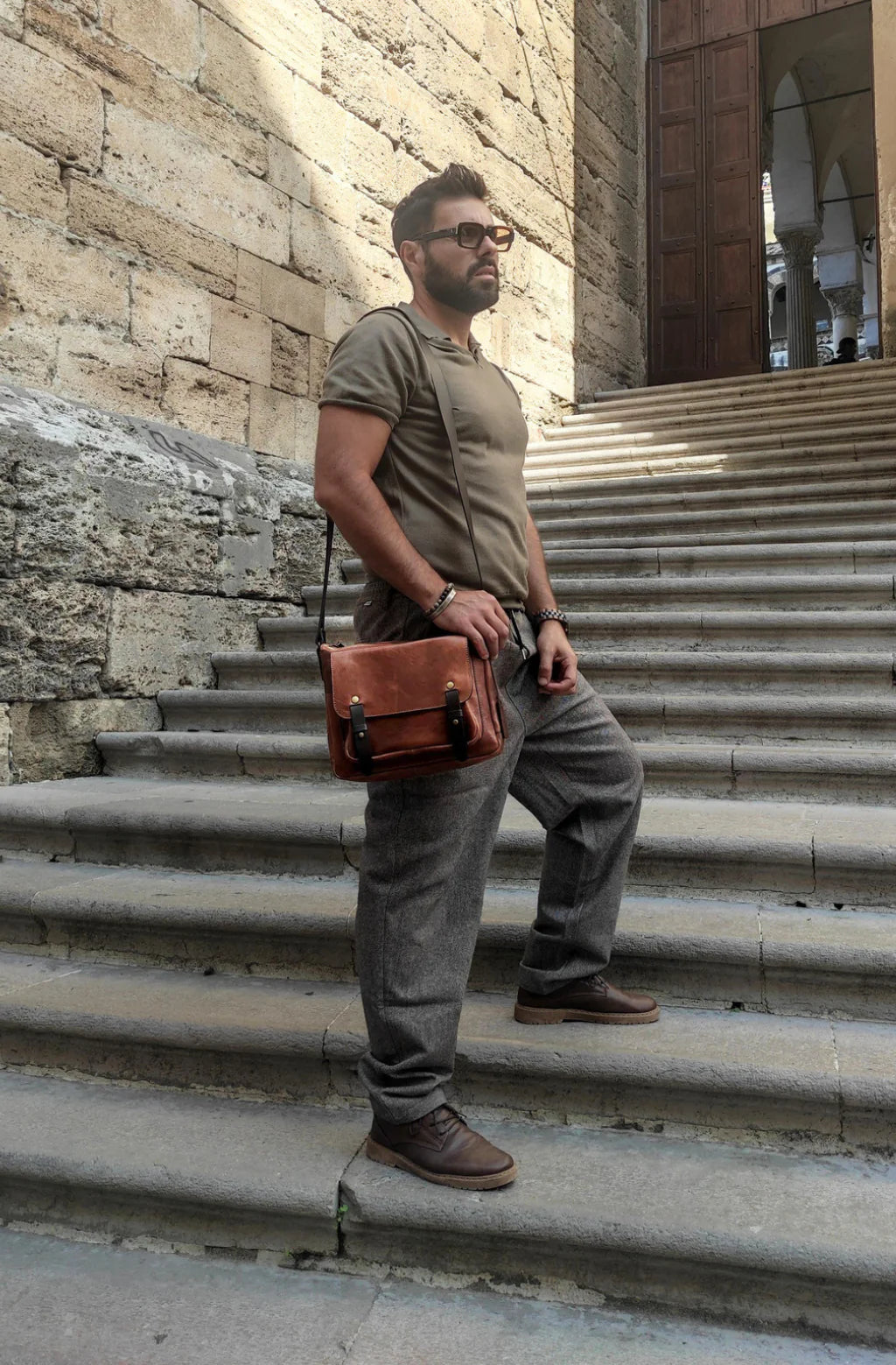 Inspirace pro Vás - Kožená crossbody brašna - Persuasion