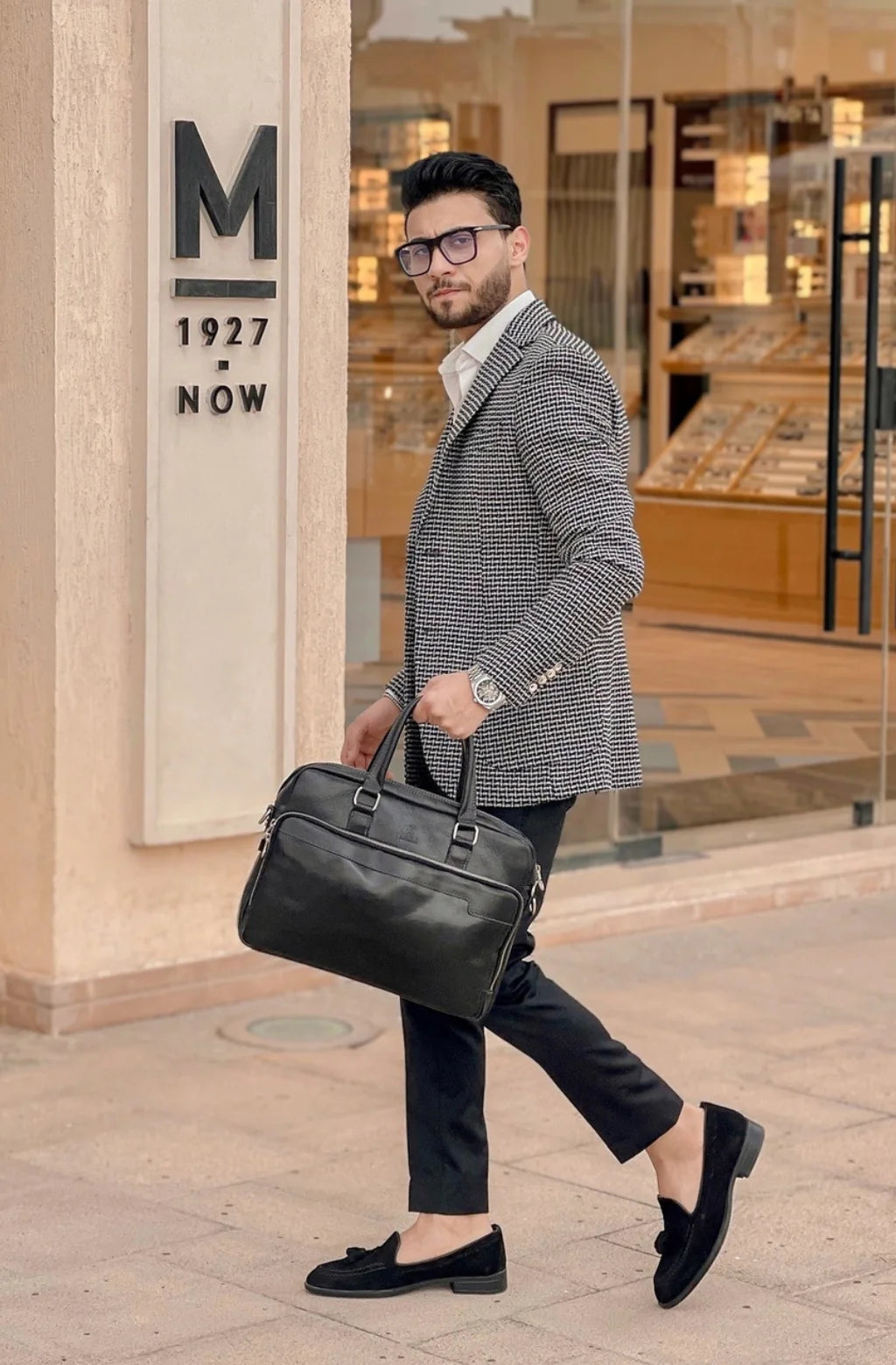 Inspirace pro Vás - Kožená taška na notebook - Orlando