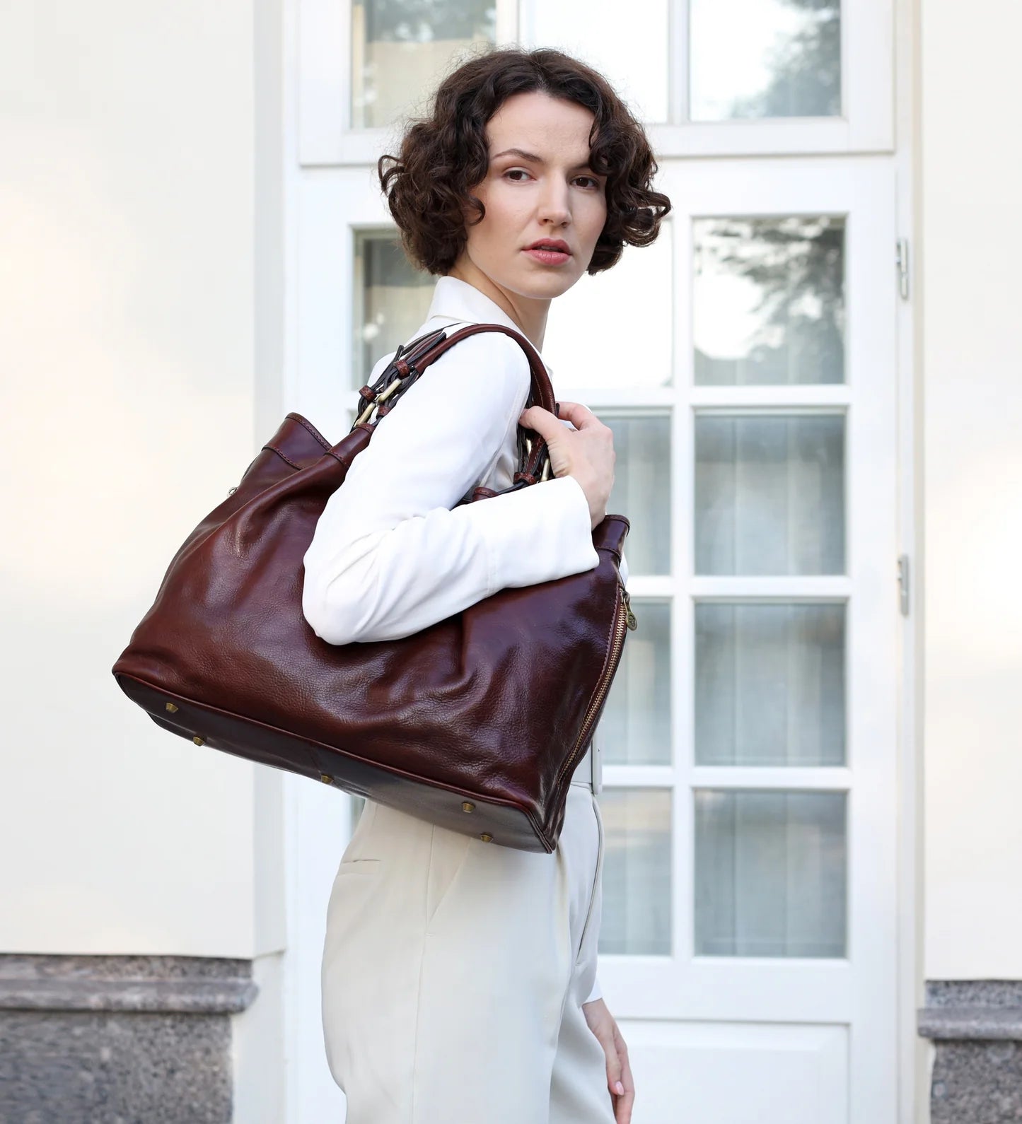 Inspirace pro Vás - Kožená tote kabelka - The Betrothed
