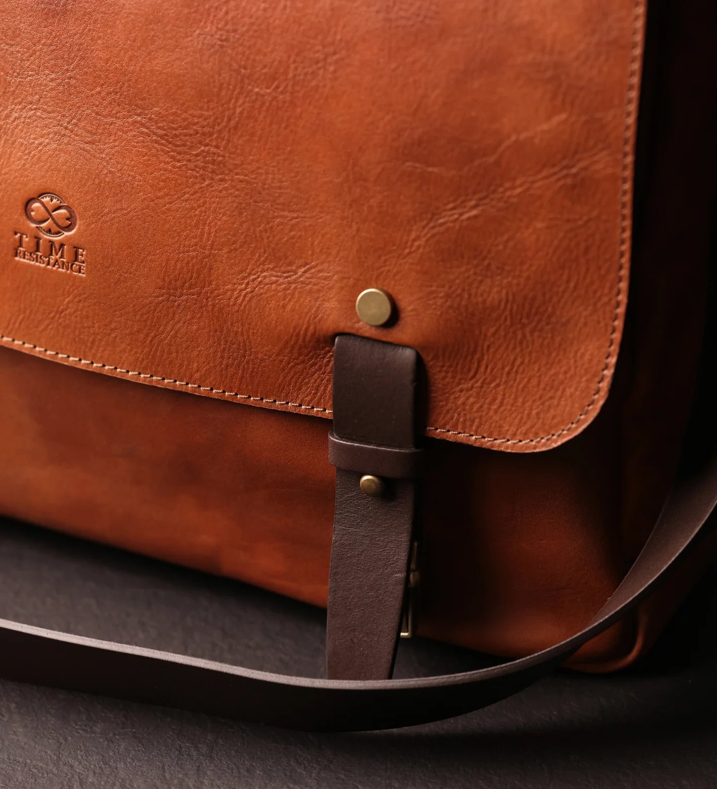 Kožený messenger bag - Capture the Castle
