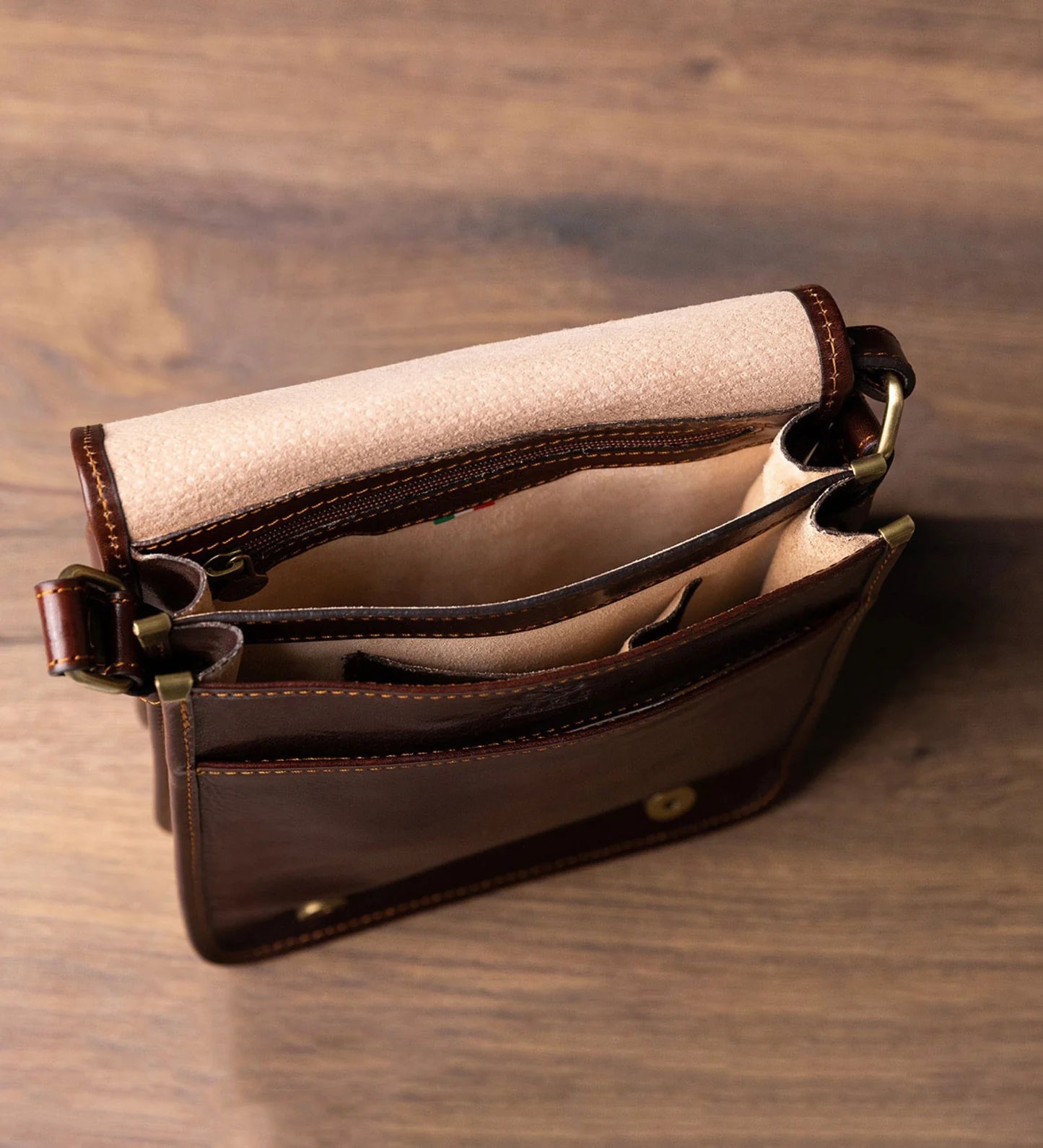 Malá kožená crossbody taška - On The Road
