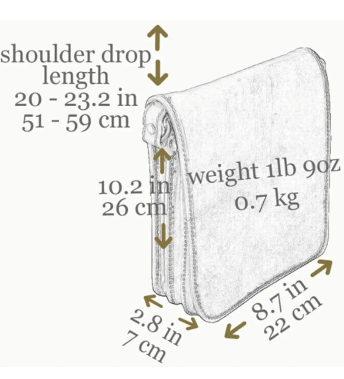 Malá kožená crossbody taška - On The Road