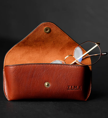 Retro kožené pouzdro na brýle - High Wind In Jamaica