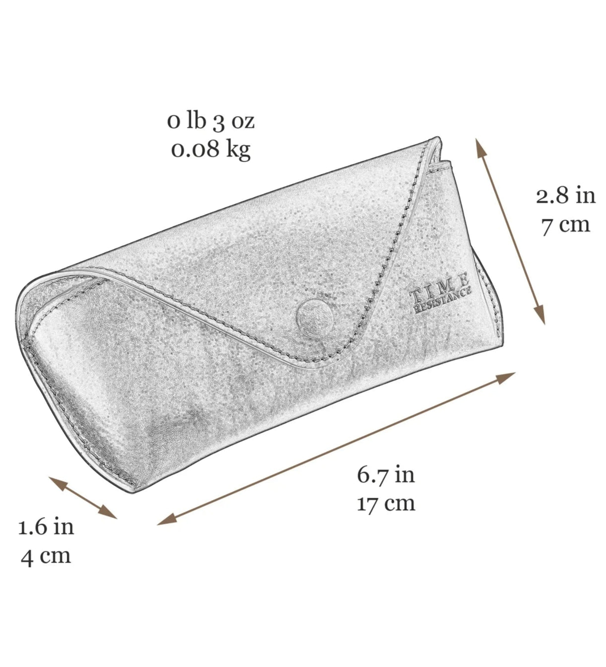 Retro kožené pouzdro na brýle - High Wind In Jamaica