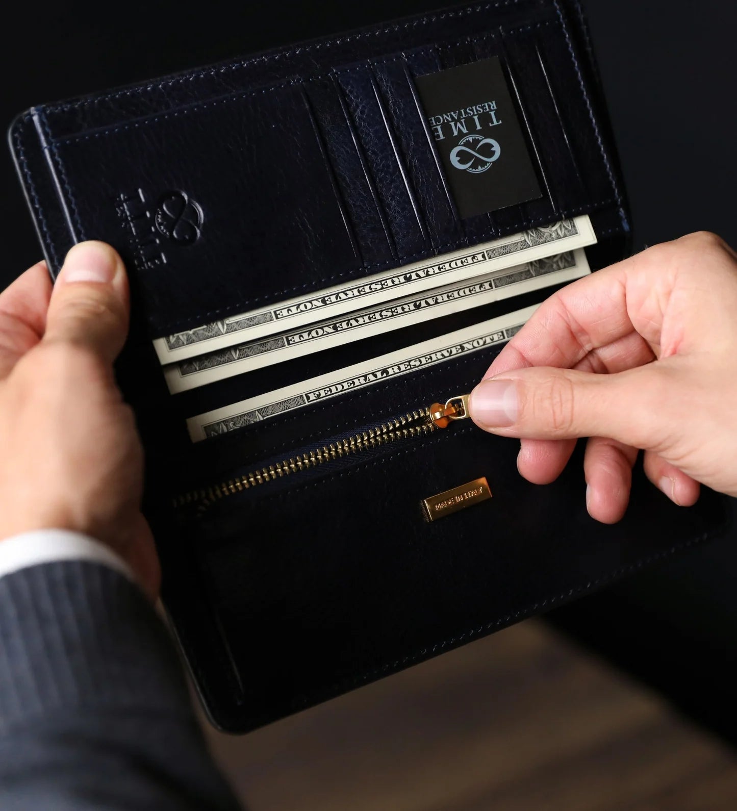 Luxusní kožená peněženka - The Periodic Table