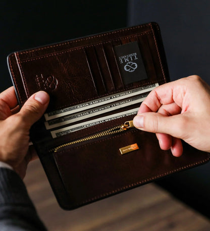 Luxusní kožená peněženka - The Periodic Table