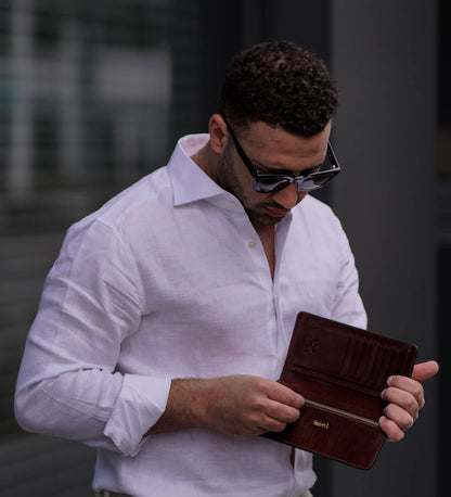 Luxusní kožená peněženka - The Periodic Table