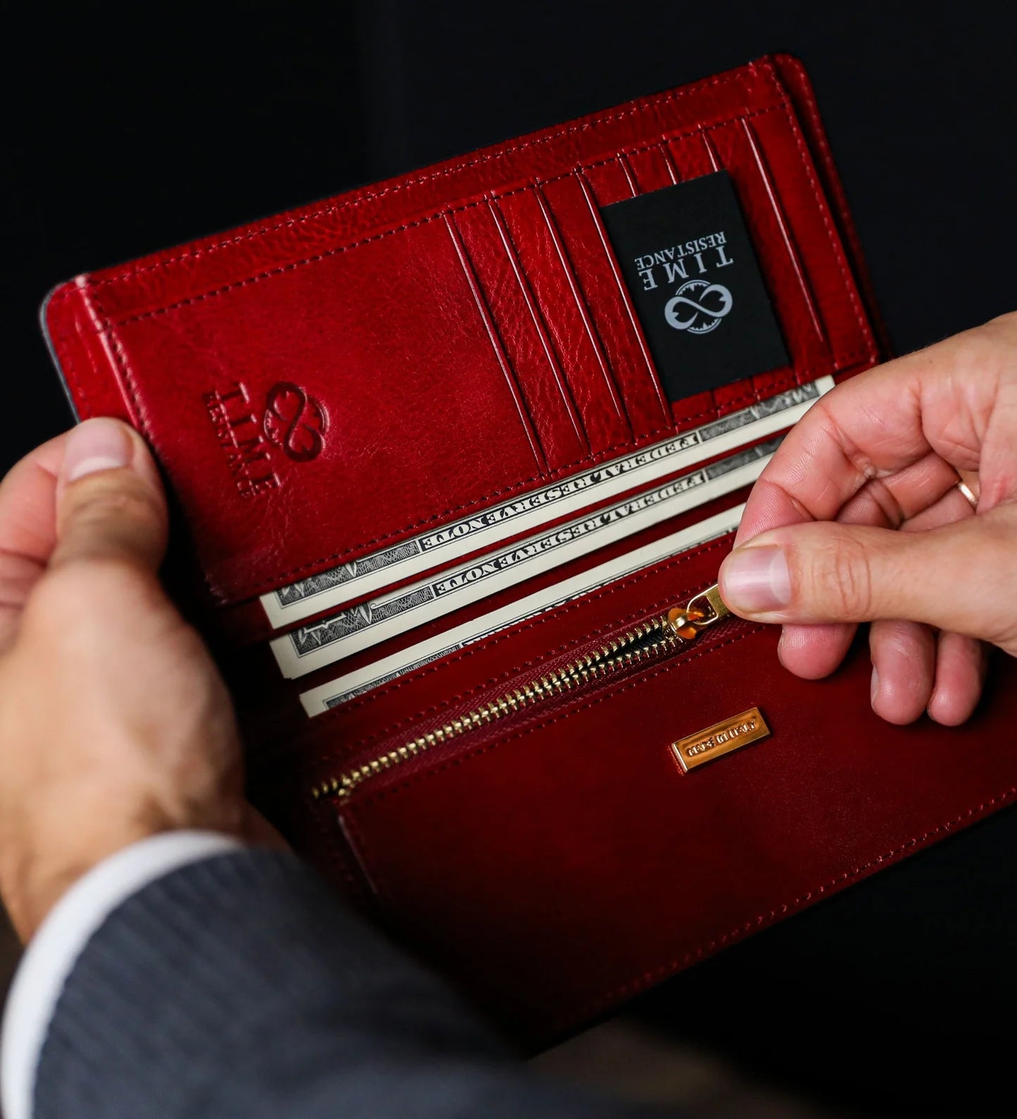 Luxusní kožená peněženka - The Periodic Table