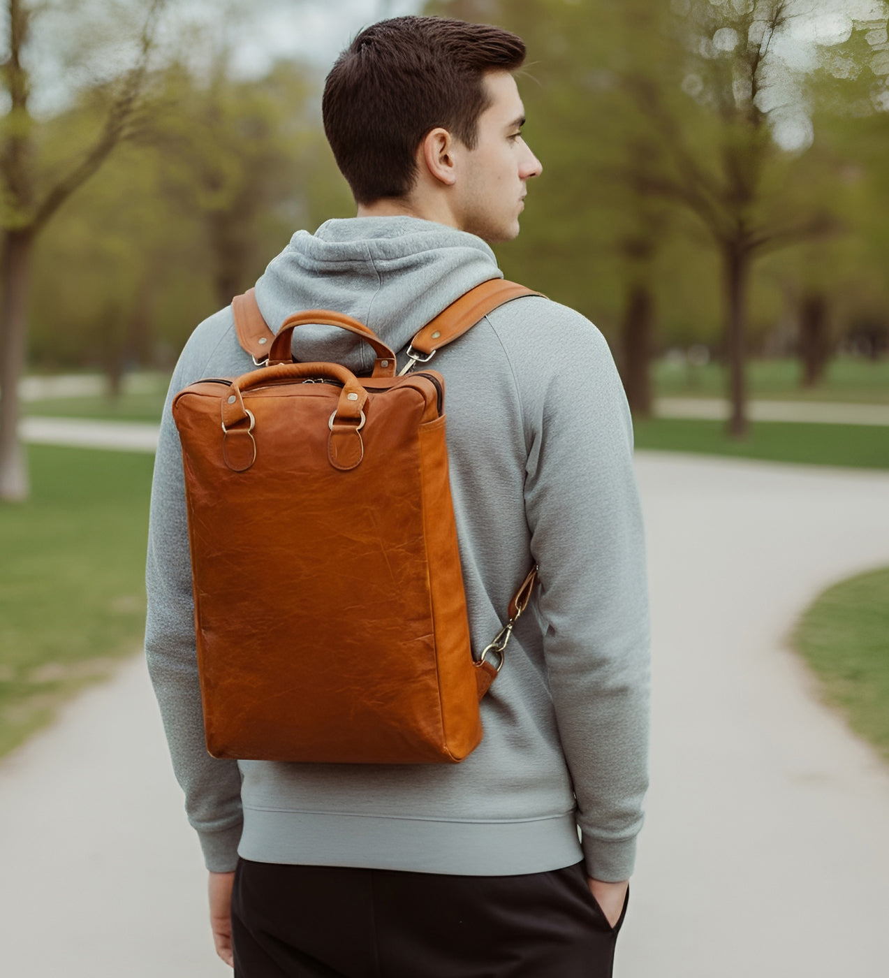 Inspirace pro Vás - Kožený batoh - Time Wanderer