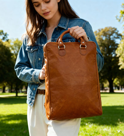 Kožený batoh - Time Wanderer