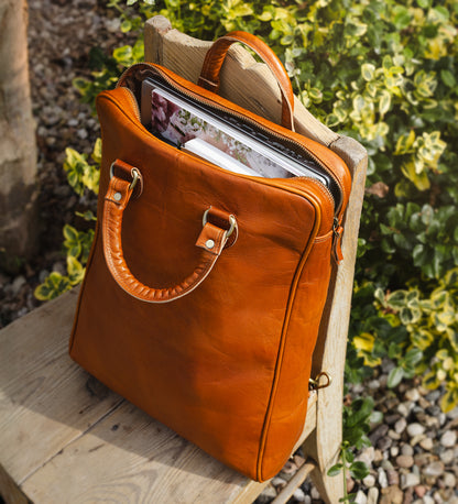 Kožený batoh - Time Wanderer