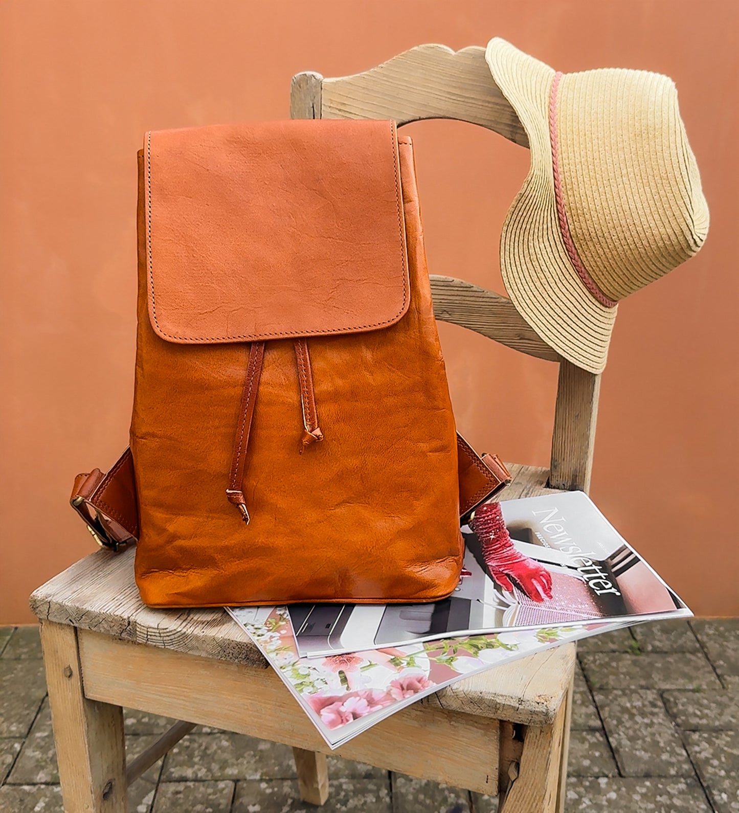 Městský kožený batůžek – Urban Explorer