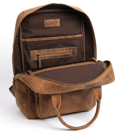 Cestovní batoh z bůvolí kůže - Buffalo Bill