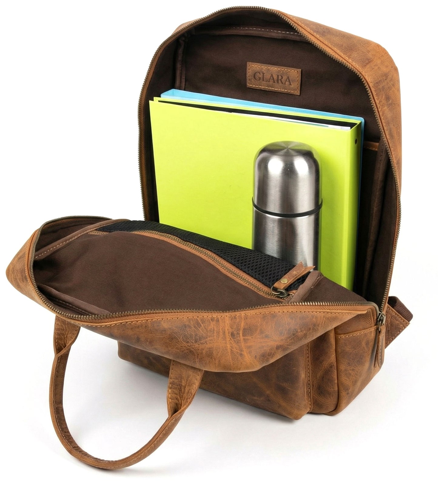 Cestovní batoh z bůvolí kůže - Buffalo Bill