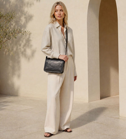 Kožená crossbody taška - City Companion