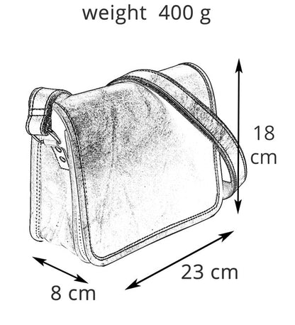 Kožená crossbody taška - City Companion