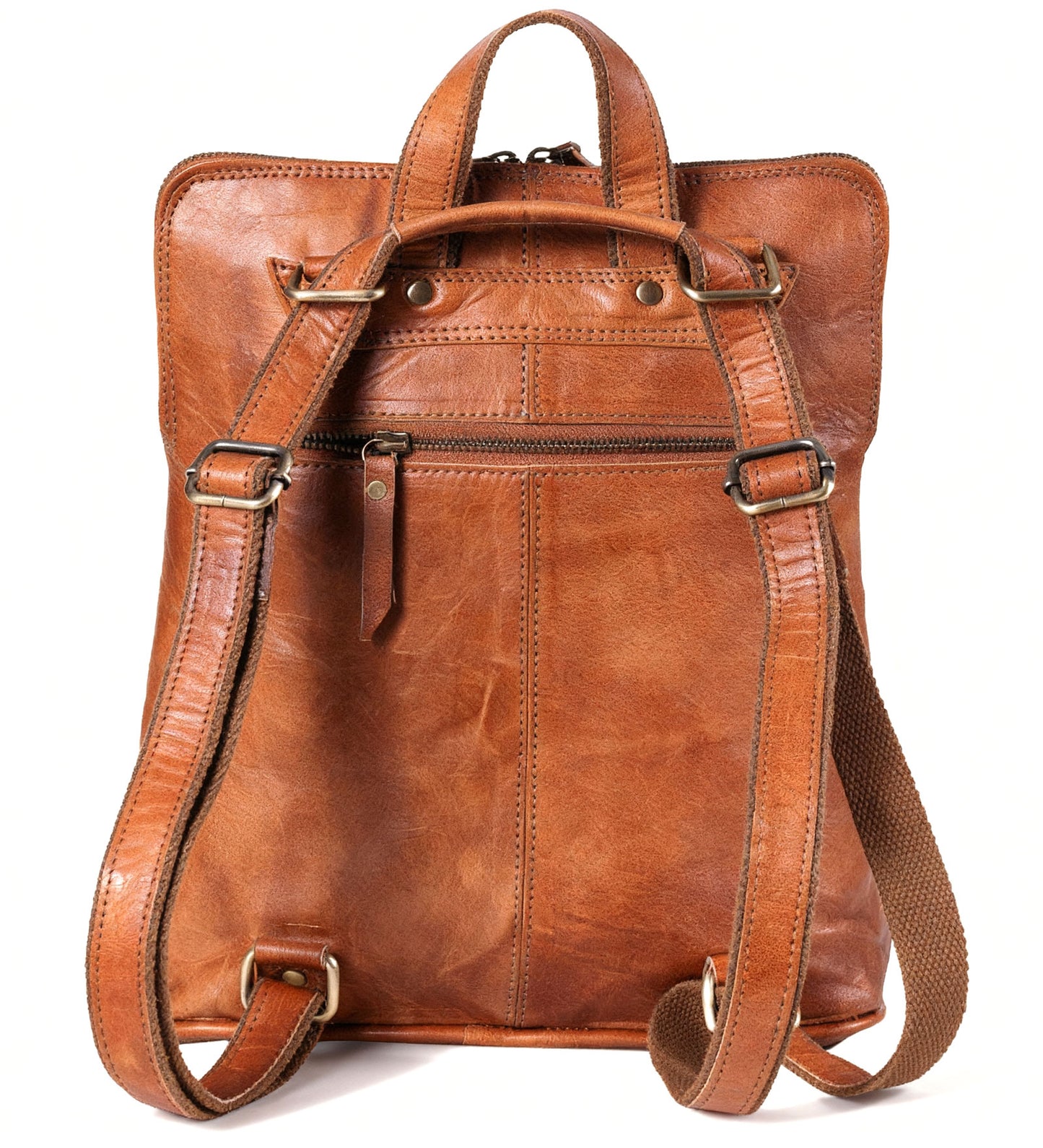 Kožený batoh a taška přes rameno 2v1 – Crystal Lane