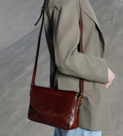Dámská kožená cross body taška - Sophie's Choice