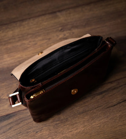 Dámská kožená cross body taška - Sophie's Choice