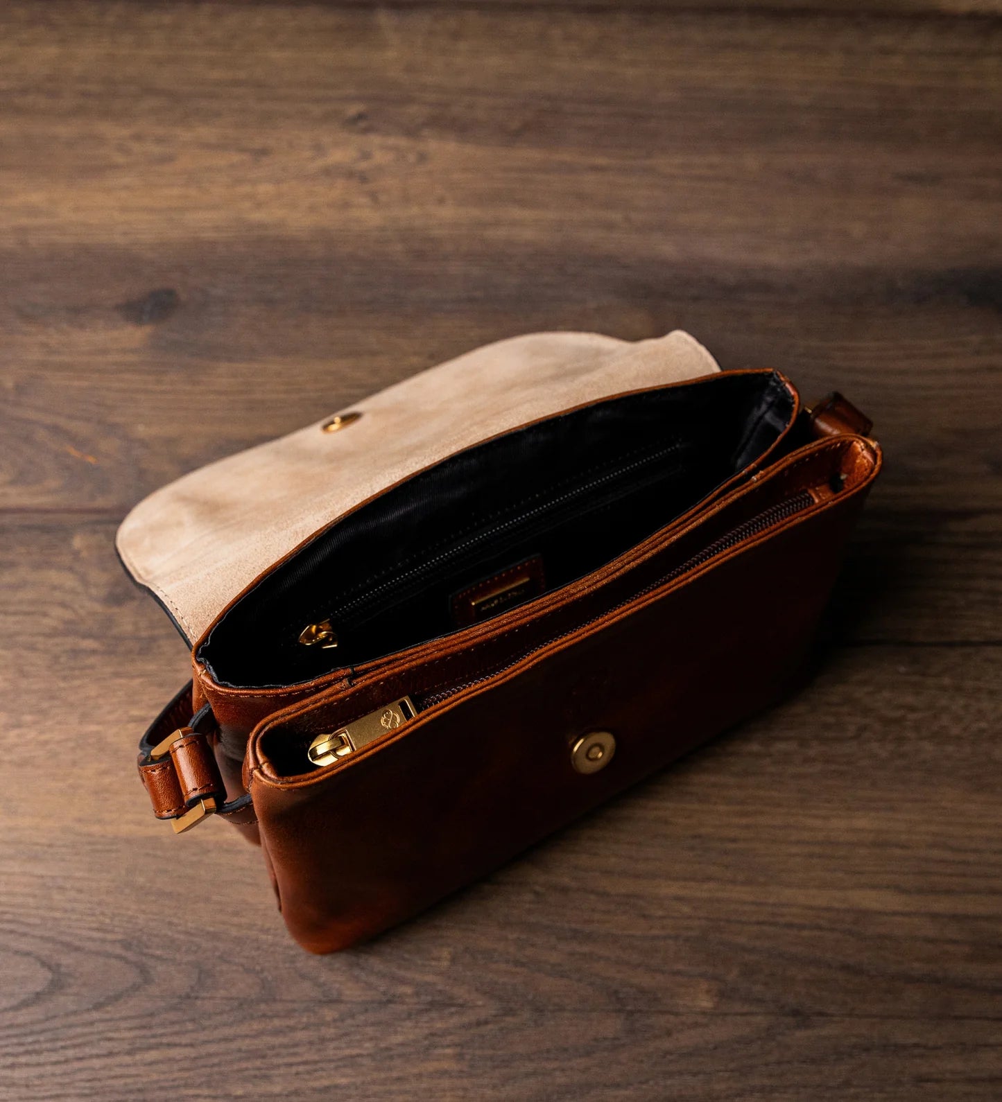 Dámská kožená cross body taška - Sophie's Choice
