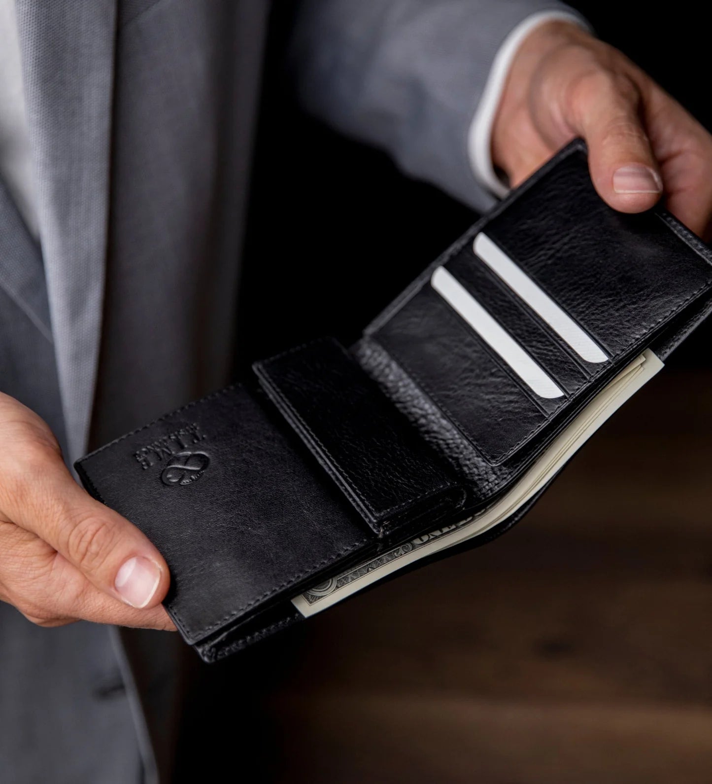 Kožená prémiová peněženka - Daniel