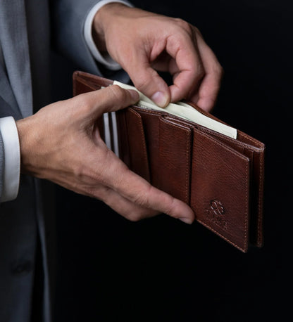 Kožená prémiová peněženka - Daniel