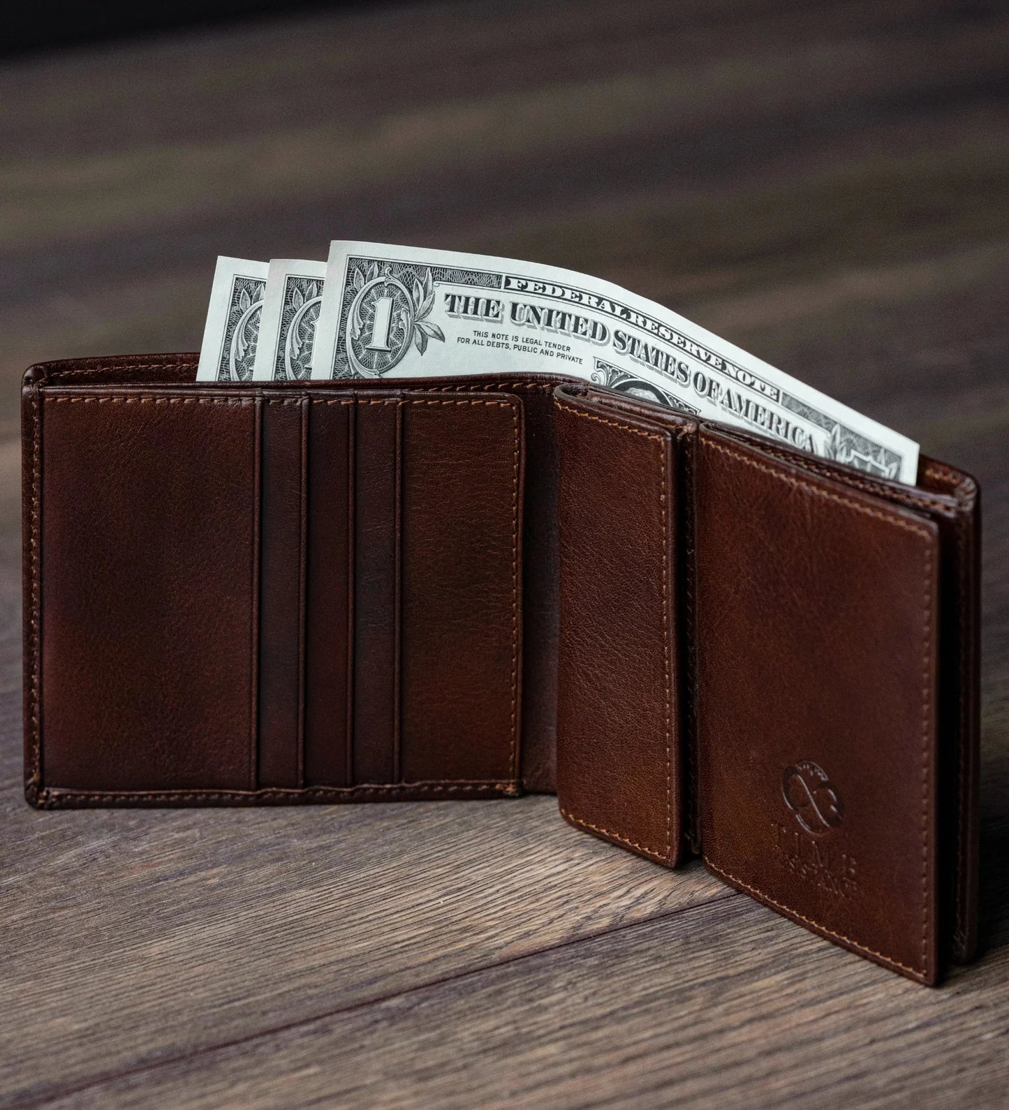 Kožená prémiová peněženka - Daniel