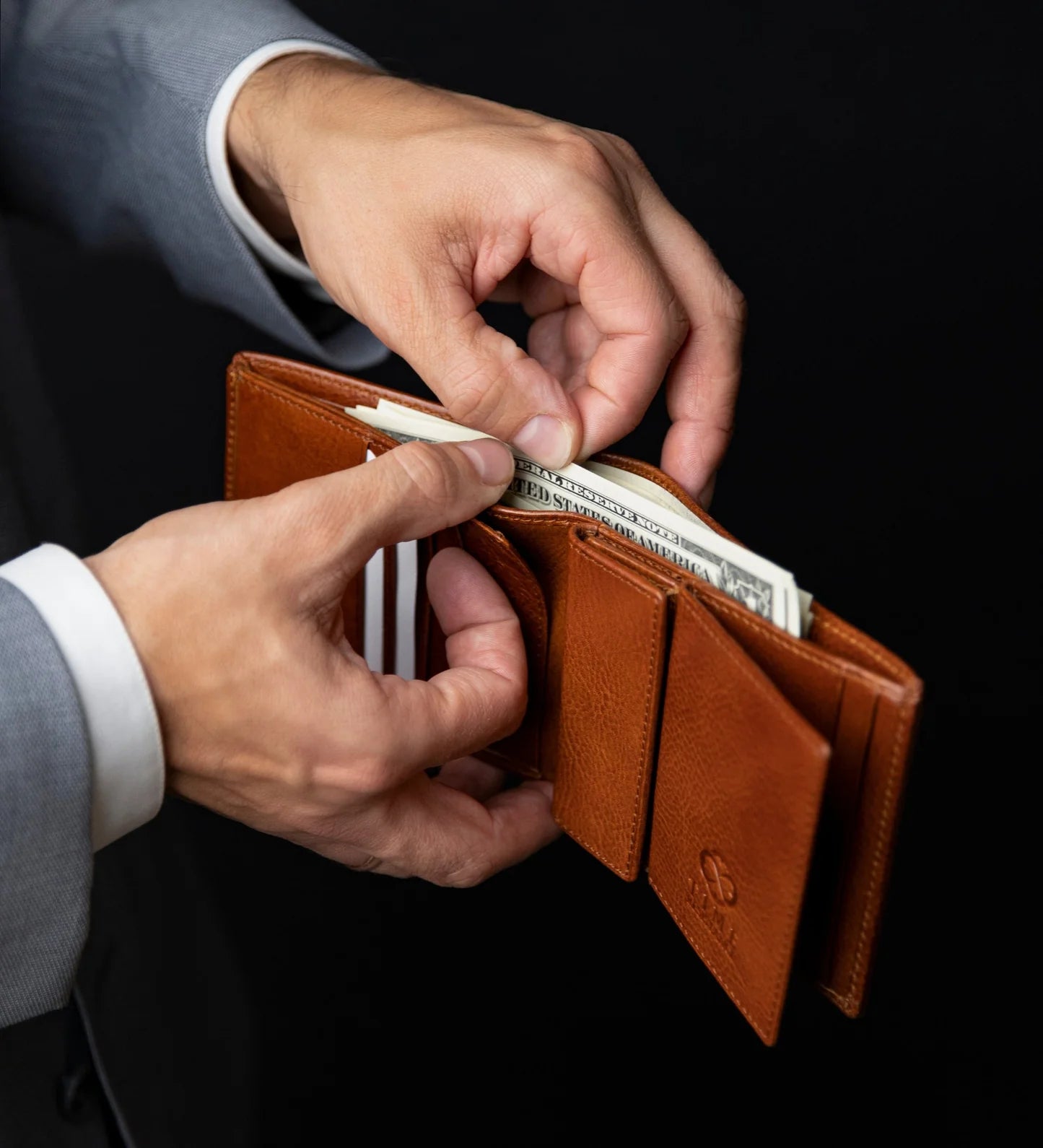 Kožená prémiová peněženka - Daniel