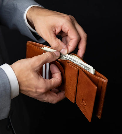 Kožená prémiová peněženka - Daniel