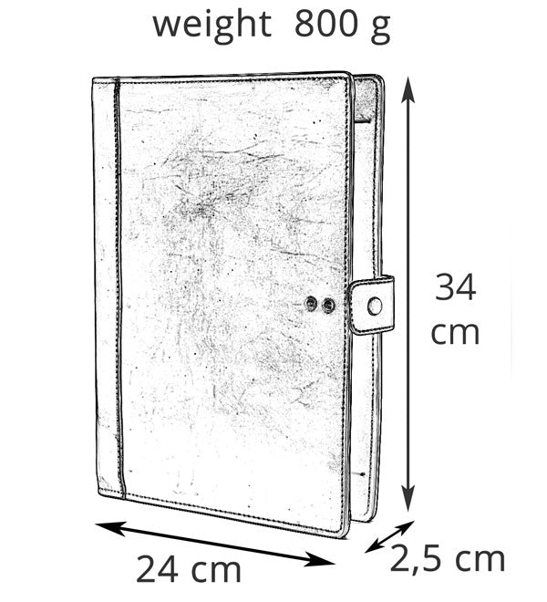 Luxusní celokožené pouzdro - Document Vault