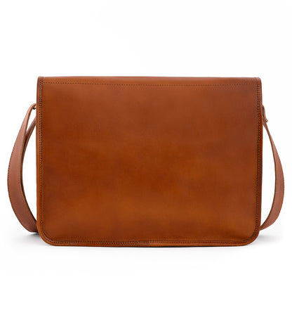 Kožená crossbody taška velká - Echoes of Silence