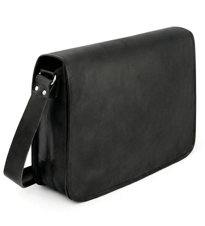 Kožená crossbody taška velká - Echoes of Silence