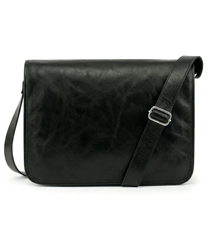 Kožená crossbody taška velká - Echoes of Silence