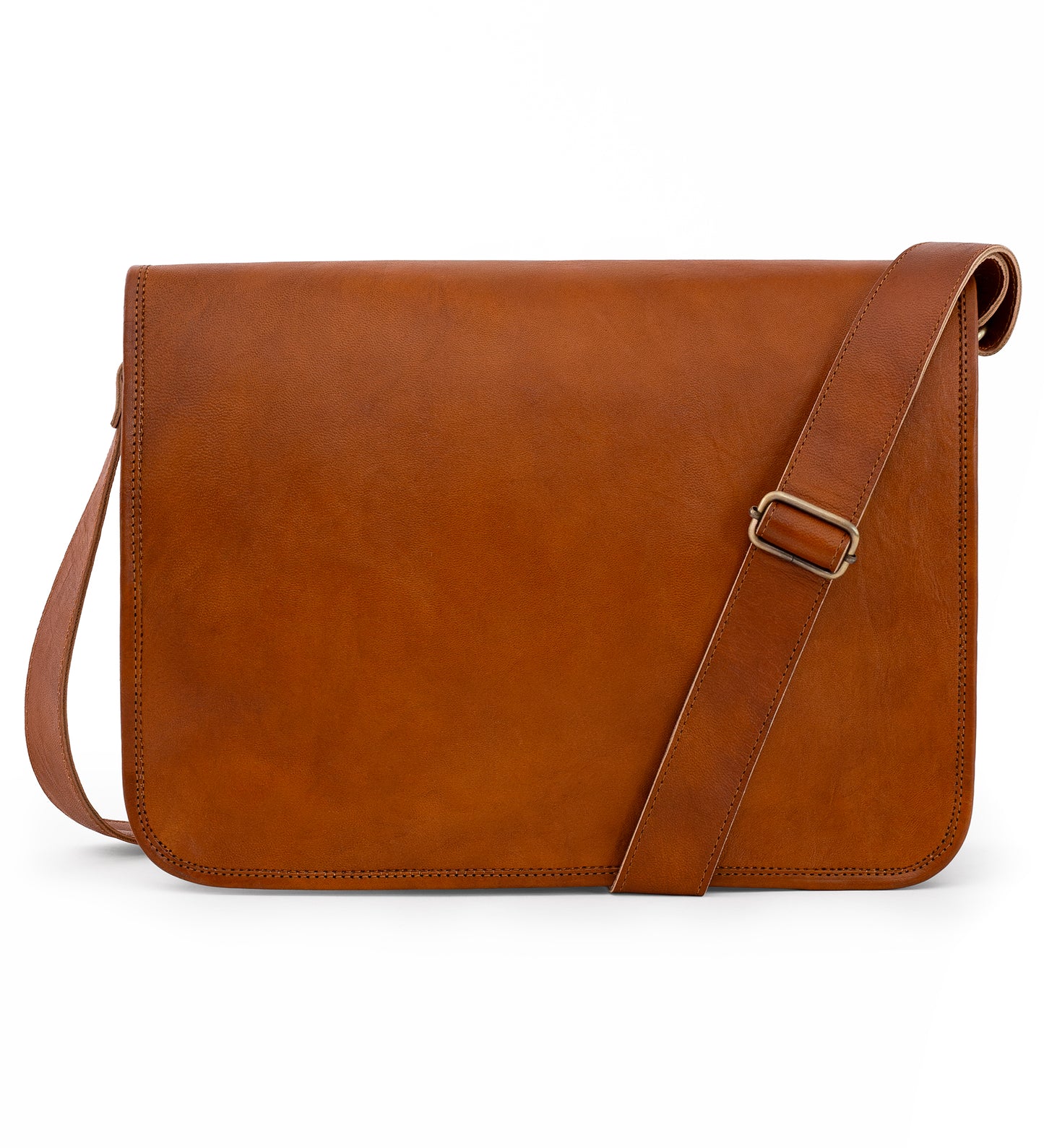 Kožená crossbody taška velká - Echoes of Silence