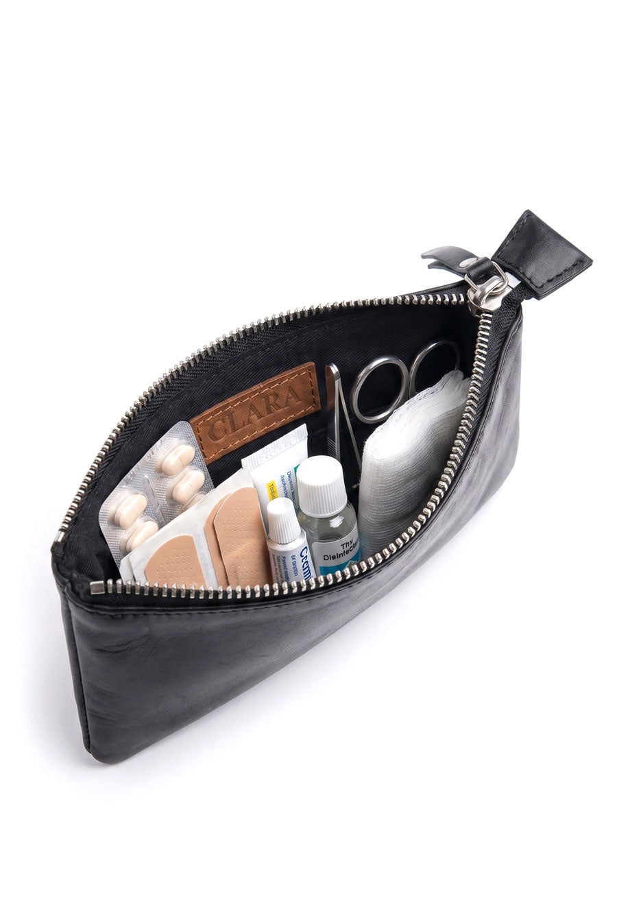 Kožená kosmetická taštička do kabelky - Essence Case