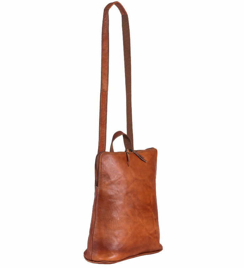 Městský kožený batoh - Golden Alley