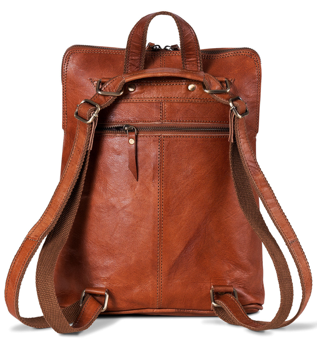 Městský kožený batoh - Golden Alley