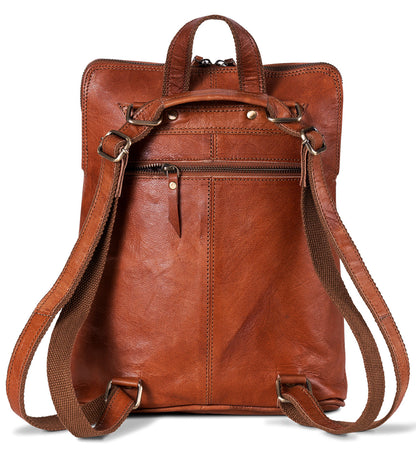 Městský kožený batoh - Golden Alley