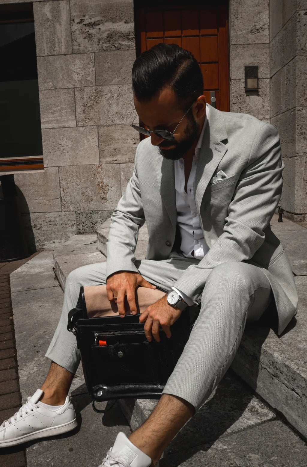 Inspirace pro Vás - Kožená crossbody taška - The Stranger