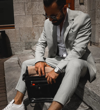 Kožená crossbody taška - The Stranger