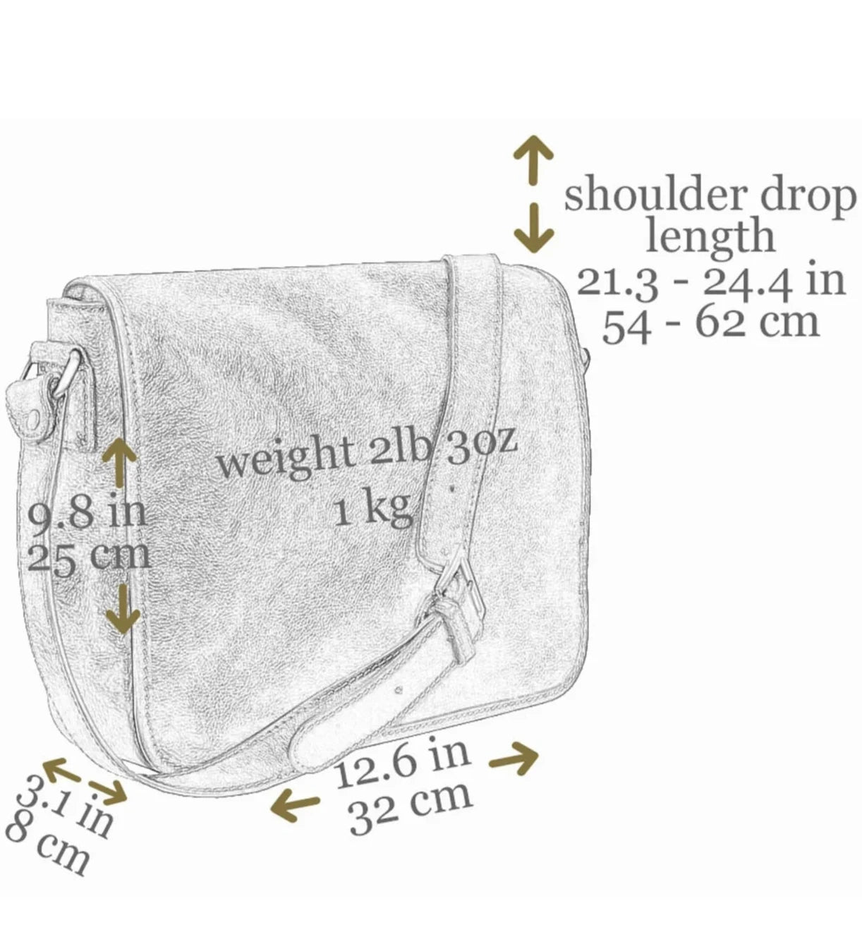Kožená crossbody taška - The Stranger