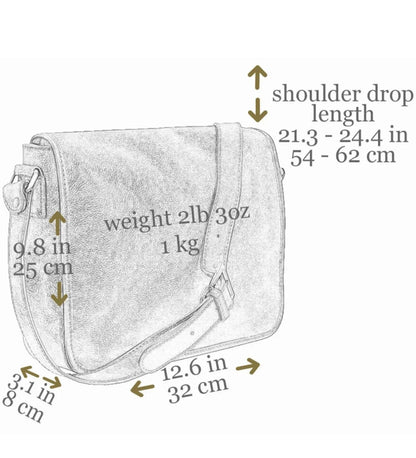 Kožená crossbody taška - The Stranger