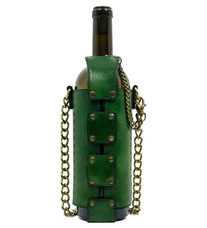 Kožené pouzdro na víno - Saving Grapes