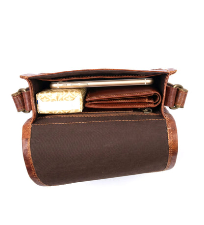Malá kožená crossbody taštička - Little Companion